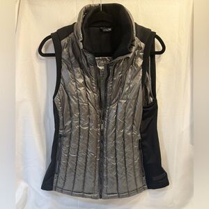 Calvin Klein Black and Silver Vest
